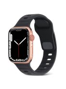 For Apple Watch Series 10 46mm / Ultra 2 / Ultra 49mm / 9 8 7 45mm / SE (2023) SE (2022) SE 6 5 4 44mm / 3 2 1 42mm Silicone Strap Replacement - Black