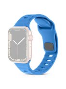 For Apple Watch Series 10 46mm / Ultra 2 / Ultra 49mm / 9 8 7 45mm / SE (2023) SE (2022) SE 6 5 4 44mm / 3 2 1 42mm Silicone Strap Replacement - Blue