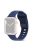 For Apple Watch Series 10 46mm / Ultra 2 / Ultra 49mm / 9 8 7 45mm / SE (2023) SE (2022) SE 6 5 4 44mm / 3 2 1 42mm Silicone Strap Replacement - Dark Blue