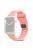 For Apple Watch Series 10 46mm / Ultra 2 / Ultra 49mm / 9 8 7 45mm / SE (2023) SE (2022) SE 6 5 4 44mm / 3 2 1 42mm Silicone Strap Replacement - Pink