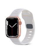 For Apple Watch Series 10 46mm / Ultra 2 / Ultra 49mm / 9 8 7 45mm / SE (2023) SE (2022) SE 6 5 4 44mm / 3 2 1 42mm Silicone Strap Replacement - White