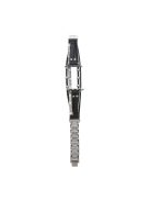 For Apple Watch Series 10 46mm / Ultra 2 / Ultra 49mm / 9 8 7 45mm / SE (2023) SE (2022) SE 6 5 4 44mm / 3 2 1 42mm Watch Strap - Black Silver Beads