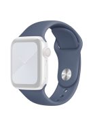 For Apple Watch Series 10 46mm / Ultra 2 Ultra 49mm /  Series 9 8 7 45mm / 6 5 4 SE (2023) SE (2022) SE 44mm / 3 2 1 42mm Adjustable Watch Strap Silicone Wrist Band (Lengthen Size) - Lavender Gray