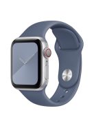 For Apple Watch Series 10 46mm / Ultra 2 Ultra 49mm /  Series 9 8 7 45mm / 6 5 4 SE (2023) SE (2022) SE 44mm / 3 2 1 42mm Adjustable Watch Strap Silicone Wrist Band (Lengthen Size) - Lavender Gray