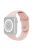 For Apple Watch Series 10 46mm / Ultra 2 Ultra 49mm /  Series 9 8 7 45mm / 6 5 4 SE (2023) SE (2022) SE 44mm / 3 2 1 42mm Adjustable Watch Strap Silicone Wrist Band (Lengthen Size) - Pink