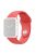 For Apple Watch Series 10 46mm / Ultra 2 Ultra 49mm /  Series 9 8 7 45mm / 6 5 4 SE (2023) SE (2022) SE 44mm / 3 2 1 42mm Adjustable Watch Strap Silicone Wrist Band (Lengthen Size) - Watermelon Red