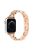 For Apple Watch Series 10 46mm / Ultra 2 Ultra 49mm /  Series 9 8 7 45mm / 6 5 4 SE (2023) SE (2022) SE 44mm / 3 2 1 42mm Alloy Watch Band Replacement Watch Strap - Rose Gold