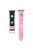 For Apple Watch Series 10 46mm / Ultra 2 Ultra 49mm /  Series 9 8 7 45mm / 6 5 4 SE (2023) SE (2022) SE 44mm / 3 2 1 42mm Cute Words Canvas Watchband Replacement Watch Strap - Black / Pink