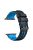 For Apple Watch Series 10 46mm / Ultra 2 Ultra 49mm /  Series 9 8 7 45mm / 6 5 4 SE (2023) SE (2022) SE 44mm / 3 2 1 42mm Dual Color Wrist Strap Silicone Watch Band - Black+Blue