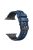 For Apple Watch Series 10 46mm / Ultra 2 Ultra 49mm /  Series 9 8 7 45mm / 6 5 4 SE (2023) SE (2022) SE 44mm / 3 2 1 42mm Dual Color Wrist Strap Silicone Watch Band - Midnight Blue+Black