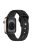 For Apple Watch Series 10 46mm / Ultra 2 Ultra 49mm /  Series 9 8 7 45mm / 6 5 4 SE (2023) SE (2022) SE 44mm / 3 2 1 42mm Football Pattern Watch Band Silicone Watch Strap - Black