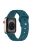 For Apple Watch Series 10 46mm / Ultra 2 Ultra 49mm /  Series 9 8 7 45mm / 6 5 4 SE (2023) SE (2022) SE 44mm / 3 2 1 42mm Football Pattern Watch Band Silicone Watch Strap - Dark Blue