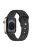 For Apple Watch Series 10 46mm / Ultra 2 Ultra 49mm /  Series 9 8 7 45mm / 6 5 4 SE (2023) SE (2022) SE 44mm / 3 2 1 42mm Football Pattern Watch Band Silicone Watch Strap - Dark Grey