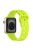 For Apple Watch Series 10 46mm / Ultra 2 Ultra 49mm /  Series 9 8 7 45mm / 6 5 4 SE (2023) SE (2022) SE 44mm / 3 2 1 42mm Football Pattern Watch Band Silicone Watch Strap - Green