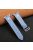 For Apple Watch Series 10 46mm / Ultra 2 Ultra 49mm /  Series 9 8 7 45mm / 6 5 4 SE (2023) SE (2022) SE 44mm / 3 2 1 42mm Genuine Cow Leather Band Rivet Decor Strap - Baby Blue