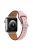 For Apple Watch Series 10 46mm / Ultra 2 Ultra 49mm /  Series 9 8 7 45mm / 6 5 4 SE (2023) SE (2022) SE 44mm / 3 2 1 42mm Genuine Leather Watch Band Quick Release Watch Strap with Buckle - Pink