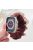 For Apple Watch Series 10 46mm / Ultra 2 Ultra 49mm /  Series 9 8 7 45mm / 6 5 4 SE (2023) SE (2022) SE 44mm / 3 2 1 42mm Hair Band Style Watch Strap AW Organza Watch Band - Brown