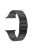 For Apple Watch Series 10 46mm / Ultra 2 Ultra 49mm /  Series 9 8 7 45mm / 6 5 4 SE (2023) SE (2022) SE 44mm / 3 2 1 42mm Hard Titanium Alloy Watch Strap - Black