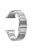 For Apple Watch Series 10 46mm / Ultra 2 Ultra 49mm /  Series 9 8 7 45mm / 6 5 4 SE (2023) SE (2022) SE 44mm / 3 2 1 42mm Hard Titanium Alloy Watch Strap - Silver