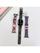 For Apple Watch Series 10 46mm / Ultra 2 Ultra 49mm /  Series 9 8 7 45mm / 6 5 4 SE (2023) SE (2022) SE 44mm / 3 2 1 42mm Leather Watch Strap - Black