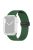 For Apple Watch Series 10 46mm / Ultra 2 Ultra 49mm /  Series 9 8 7 45mm / 6 5 4 SE (2023) SE (2022) SE 44mm / 3 2 1 42mm Magnetic Buckle Silicone Watch Band Wristband Strap Bracelet - Dark Green