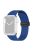 For Apple Watch Series 10 46mm / Ultra 2 Ultra 49mm /  Series 9 8 7 45mm / 6 5 4 SE (2023) SE (2022) SE 44mm / 3 2 1 42mm Magnetic Buckle Silicone Watch Band Wristband Strap Bracelet - Navy Blue