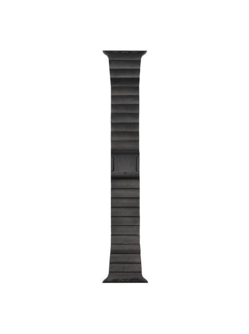 For Apple Watch Series 10 46mm / Ultra 2 Ultra 49mm /  Series 9 8 7 45mm / 6 5 4 SE (2023) SE (2022) SE 44mm / 3 2 1 42mm Magnetic Stainless Steel Watch Strap - Black