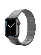 For Apple Watch Series 10 46mm / Ultra 2 Ultra 49mm /  Series 9 8 7 45mm / 6 5 4 SE (2023) SE (2022) SE 44mm / 3 2 1 42mm Magnetic Stainless Steel Watch Strap - Titanium Gray