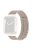 For Apple Watch Series 10 46mm / Ultra 2 Ultra 49mm /  Series 9 8 7 45mm / 6 5 4 SE (2023) SE (2022) SE 44mm / 3 2 1 42mm Magnetic Watch Strap Genuine Cow Leather Band - Khaki