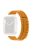 For Apple Watch Series 10 46mm / Ultra 2 Ultra 49mm /  Series 9 8 7 45mm / 6 5 4 SE (2023) SE (2022) SE 44mm / 3 2 1 42mm Magnetic Watch Strap Genuine Cow Leather Band - Yellow