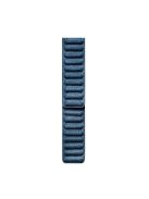 For Apple Watch Series 10 46mm / Ultra 2 Ultra 49mm /  Series 9 8 7 45mm / 6 5 4 SE (2023) SE (2022) SE 44mm / 3 2 1 42mm Magnetic Watch Strap Suede Leather Watchband - Navy Blue