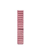 For Apple Watch Series 10 46mm / Ultra 2 Ultra 49mm /  Series 9 8 7 45mm / 6 5 4 SE (2023) SE (2022) SE 44mm / 3 2 1 42mm Magnetic Watch Strap Suede Leather Watchband - Pink