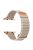 For Apple Watch Series 10 46mm / Ultra 2 Ultra 49mm /  Series 9 8 7 45mm / 6 5 4 SE (2023) SE (2022) SE 44mm / 3 2 1 42mm Magnetic Watchband Leather Watch Strap - Rose Gold / Khaki