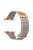 For Apple Watch Series 10 46mm / Ultra 2 Ultra 49mm /  Series 9 8 7 45mm / 6 5 4 SE (2023) SE (2022) SE 44mm / 3 2 1 42mm Magnetic Watchband Leather Watch Strap - Rose Gold / Light Grey