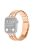 For Apple Watch Series 10 46mm / Ultra 2 Ultra 49mm /  Series 9 8 7 45mm / 6 5 4 SE (2023) SE (2022) SE 44mm / 3 2 1 42mm Metal Watch Band Wrist Strap - Rose Gold