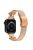 For Apple Watch Series 10 46mm / Ultra 2 Ultra 49mm /  Series 9 8 7 45mm / 6 5 4 SE (2023) SE (2022) SE 44mm / 3 2 1 42mm Milanese Stainless Steel Band Rhinestone Decor Strap - Rose Gold