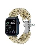 For Apple Watch Series 10 46mm / Ultra 2 Ultra 49mm /  Series 9 8 7 45mm / 6 5 4 SE (2023) SE (2022) SE 44mm / 3 2 1 42mm Nylon Braided Watch Band - Desert Camo