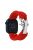 For Apple Watch Series 10 46mm / Ultra 2 Ultra 49mm /  Series 9 8 7 45mm / 6 5 4 SE (2023) SE (2022) SE 44mm / 3 2 1 42mm Nylon Braided Watch Band - Red