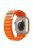 For Apple Watch Series 10 46mm / Ultra 2 Ultra 49mm /  Series 9 8 7 45mm / 6 5 4 SE (2023) SE (2022) SE 44mm / 3 2 1 42mm Plastic Buckle Replacement Nylon Watch Strap - Orange