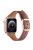 For Apple Watch Series 10 46mm / Ultra 2 Ultra 49mm /  Series 9 8 7 45mm / 6 5 4 SE (2023) SE (2022) SE 44mm / 3 2 1 42mm Quick Release Watch Band Smart Bracelet Genuine Leather Watch Strap - Brown