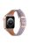 For Apple Watch Series 10 46mm / Ultra 2 Ultra 49mm /  Series 9 8 7 45mm / 6 5 4 SE (2023) SE (2022) SE 44mm / 3 2 1 42mm Quick Release Watch Band Smart Bracelet Genuine Leather Watch Strap - Purple