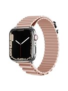 For Apple Watch Series 10 46mm / Ultra 2 Ultra 49mm /  Series 9 8 7 45mm / 6 5 4 SE (2023) SE (2022) SE 44mm / 3 2 1 42mm Replacement Silicone Smartwatch Loop Band Adjustable Wrist Strap - Pink