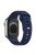 For Apple Watch Series 10 46mm / Ultra 2 Ultra 49mm /  Series 9 8 7 45mm / 6 5 4 SE (2023) SE (2022) SE 44mm / 3 2 1 42mm Replacement Watchband Silicone Watch Strap - Midnight Blue