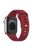 For Apple Watch Series 10 46mm / Ultra 2 Ultra 49mm /  Series 9 8 7 45mm / 6 5 4 SE (2023) SE (2022) SE 44mm / 3 2 1 42mm Replacement Watchband Silicone Watch Strap - Wine Red