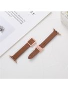 For Apple Watch Series 10 46mm / Ultra 2 Ultra 49mm /  Series 9 8 7 45mm / 6 5 4 SE (2023) SE (2022) SE 44mm / 3 2 1 42mm Replacement Wrist Band - Brown