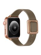 For Apple Watch Series 10 46mm / Ultra 2 Ultra 49mm /  Series 9 8 7 45mm / 6 5 4 SE (2023) SE (2022) SE 44mm / 3 2 1 42mm Replacement Wrist Band - Taupe