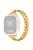 For Apple Watch Series 10 46mm / Ultra 2 Ultra 49mm /  Series 9 8 7 45mm / 6 5 4 SE (2023) SE (2022) SE 44mm / 3 2 1 42mm Rhinestone Decor Metal Smart Watch Band Replacement Wrist Strap - Gold