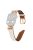 For Apple Watch Series 10 46mm / Ultra 2 Ultra 49mm /  Series 9 8 7 45mm / 6 5 4 SE (2023) SE (2022) SE 44mm / 3 2 1 42mm Rose Gold Buckle Watch Strap - Apricot