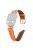 For Apple Watch Series 10 46mm / Ultra 2 Ultra 49mm /  Series 9 8 7 45mm / 6 5 4 SE (2023) SE (2022) SE 44mm / 3 2 1 42mm Rose Gold Buckle Watch Strap - Orange