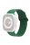 For Apple Watch Series 10 46mm / Ultra 2 Ultra 49mm /  Series 9 8 7 45mm / 6 5 4 SE (2023) SE (2022) SE 44mm / 3 2 1 42mm Silicone Band Color Match Magnetic Watch Strap - Green